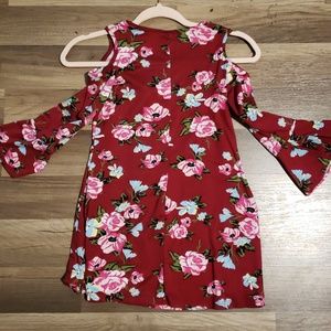 Dresses - ππΌββοΈ Cold Shoulder Ruffle Dress Dresses - ππΌββοΈ Cold Shoulder Ruffle Dress